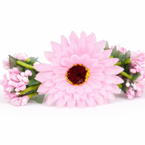Sun Pink Floral Headband for Girls | Cute Flower Hair Band | Soft & Stylish Hair Accessory for Parties & Casual Wear