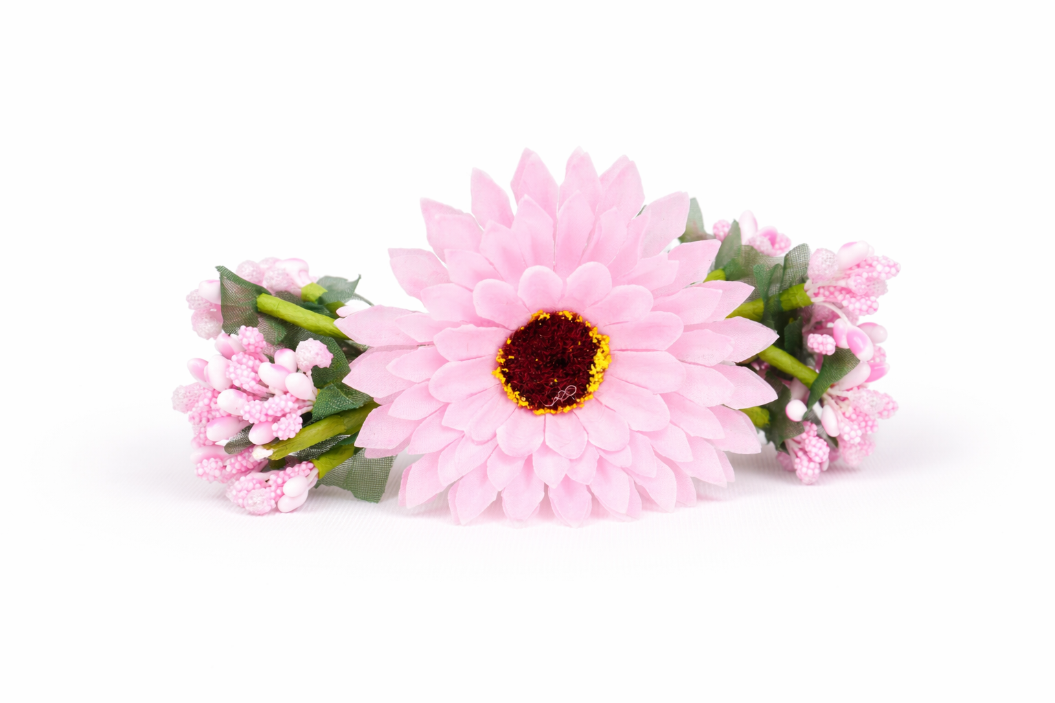 Sun Pink Floral Headband for Girls | Cute Flower Hair Band | Soft & Stylish Hair Accessory for Parties & Casual Wear