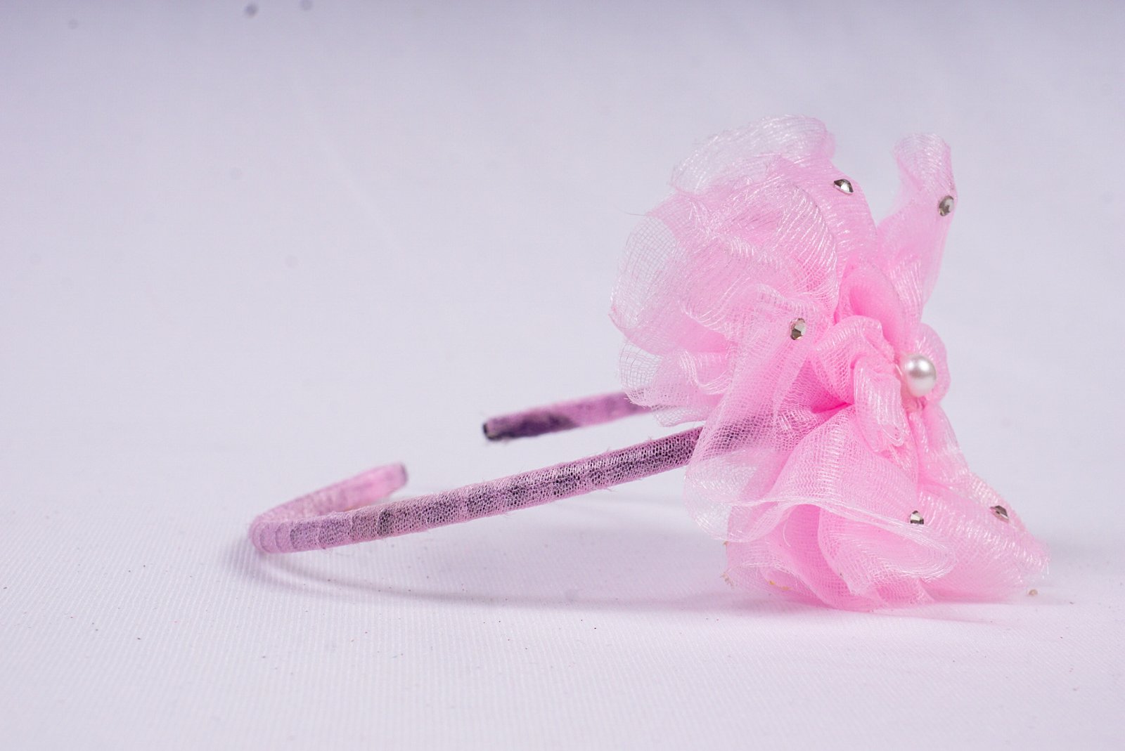 Rewa Stylish Hair Band Set | Handmade Net Fabric Hair Accessories for Women & Girls - Image 4